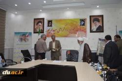 تکریم آقای عزت اله مولازاده و معارفه آقای علیرضا قربان پور دانشگاه فرهنگیان استان خوزستان