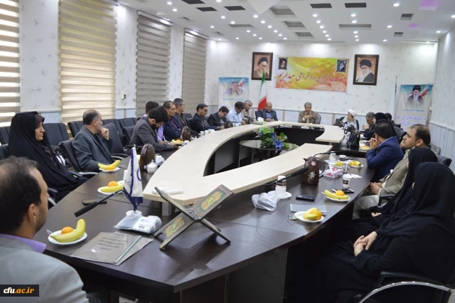 جلسه شورای مدیریت استان دانشگاه فرهنگیان استان خوزستان