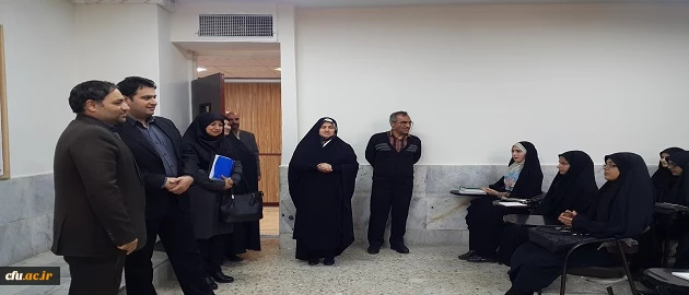 بازدید معاون آموزش و تحصیلات تکمیلی دانشگاه فرهنگیان و هیئت همراه از پردیس زینبیه پیشوا