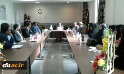 جلسه مشورتی دکتر نیک پناه سرپرست دانشگاه فرهنگیان استان سیستان وبلوچستان با روسای سابق مراکز تربیت معلم استان 