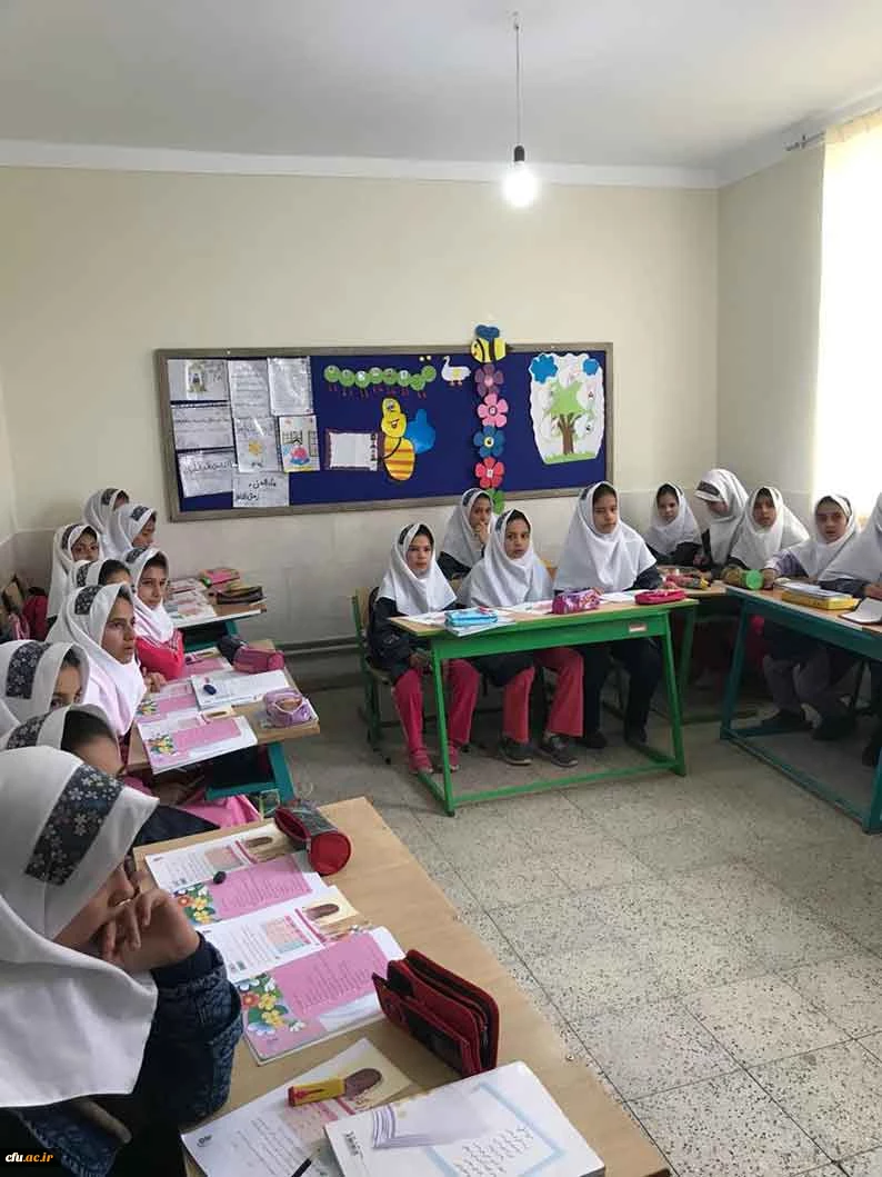 بازدید دانشجویان پردیس الزهرا (س) از مدارس روستاهای استان زنجان 5