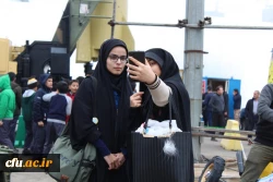 شرکت پرشور مسئولین،کارکنان،اساتید ودانشجویان دانشگاه فرهنگیان درکنگره ملی سه هزار شهیداستان قزوین 4