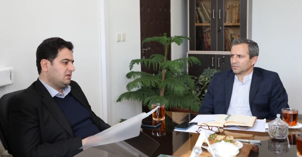 تبادل نظر دو معاونت با موضوع ،چگونگی فعالیت مجله علمی تخصصی کارورزی