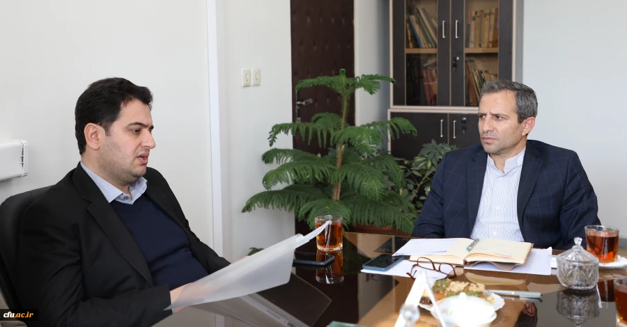 تبادل نظر دو معاونت با موضوع ،چگونگی فعالیت مجله علمی تخصصی کارورزی