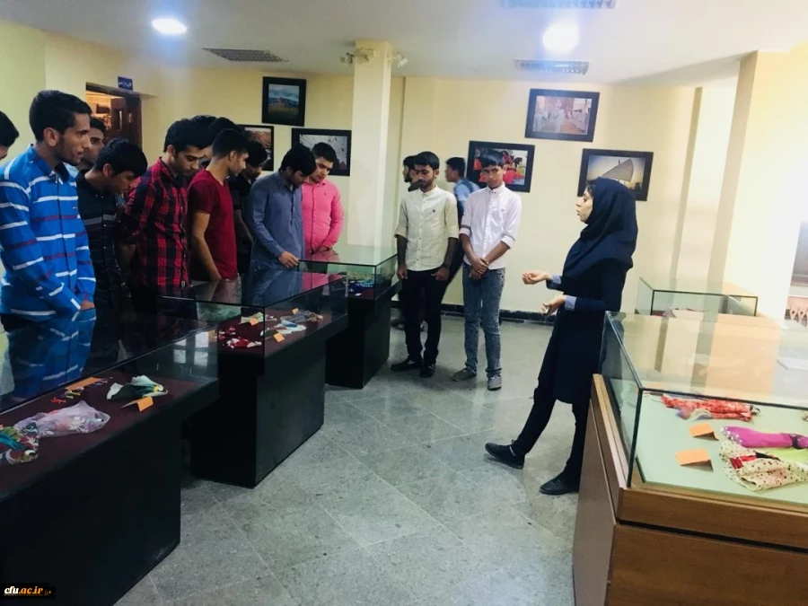 بازدید علمی دانشجویان پردیس شهید بهشتی از موزه ی مردم شناسی خلیج فارس 3