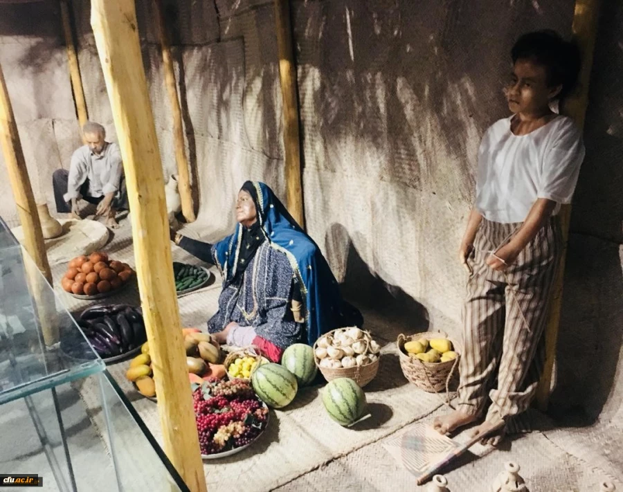 بازدید علمی دانشجویان پردیس شهید بهشتی از موزه ی مردم شناسی خلیج فارس 6