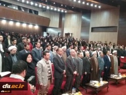 در افتتاحیه سی و سومین دوره مسابقات قرآن و عترت دانشجویان سراسرکشور انجام شد:
تقدیر از دانشجو معلمان رتبه های برتر جشنواره ملی قرآن و عترت