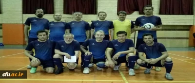 صعود تیم فوتسال معاونت پژوهش و فناوری به فینال مسابقات کارکنان سازمان مرکزی دانشگاه فرهنگیان