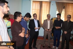 بازدید جناب آقای مشهدی ریاست محترم اداره سراهای دانشجویی پردیس حضرت رسول اکرم (ص) اهواز