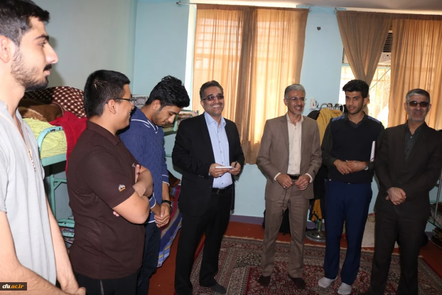 بازدید جناب آقای مشهدی ریاست محترم اداره سراهای دانشجویی پردیس حضرت رسول اکرم (ص) اهواز