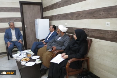 بازدید اعضای هیئت نظارت وارزیابی آموزش عالی استان قم از پردیس آیت الله طالقانی(ره)