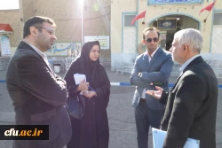 بازدید اعضای هیئت نظارت وارزیابی آموزش عالی استان قم از پردیس آیت الله طالقانی(ره) قم