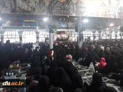 حضور گسترده دانشجو معلمان پردیس بنت الهدی صدر گیلان در مراسم سالگرد جوان ترین شهید مدافع حرم 2