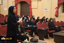 نشست خانم  دکتر کاوه مدیر کل امور اجتماعی دانشگاه فرهنگیان با دانشجویان پردیس شهید باهنر فارس 5