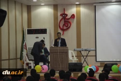 همزمان با آغاز هفته وحدت و میلاد پیامبر نور و رحمت محمد مصطفی (ص) در دانشگاه فرهنگیان هرمزگان برگزار گردید
جشن هفته وحدت و میلاد پیام آور وحی 2