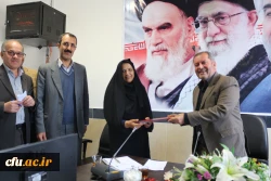 انتصاب خانم ام البنین قوچانی مقدم به عنوان سرپرست پردیس امام جعفر صادق(ع) خراسان شمالی 2