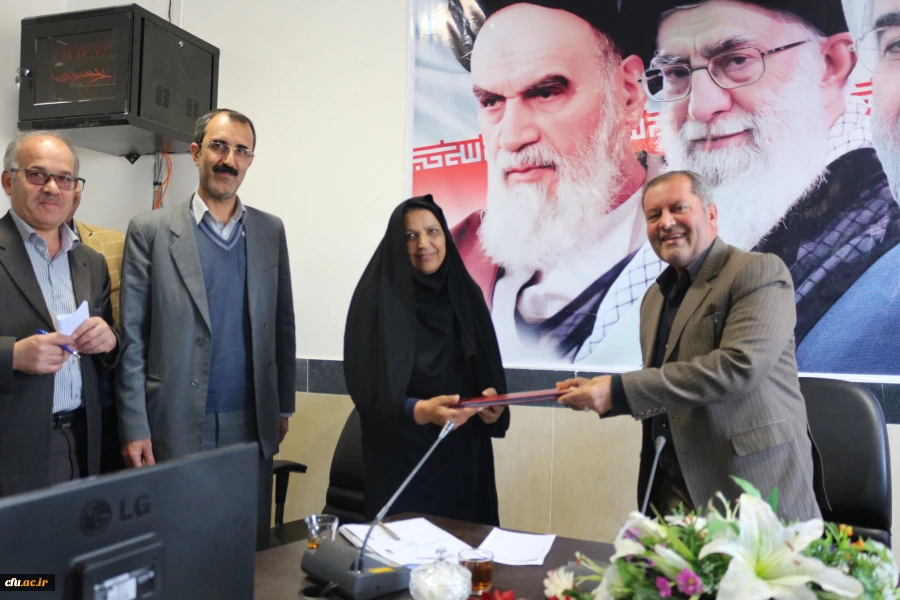 انتصاب خانم ام البنین قوچانی مقدم به عنوان سرپرست پردیس امام جعفر صادق(ع) خراسان شمالی 2