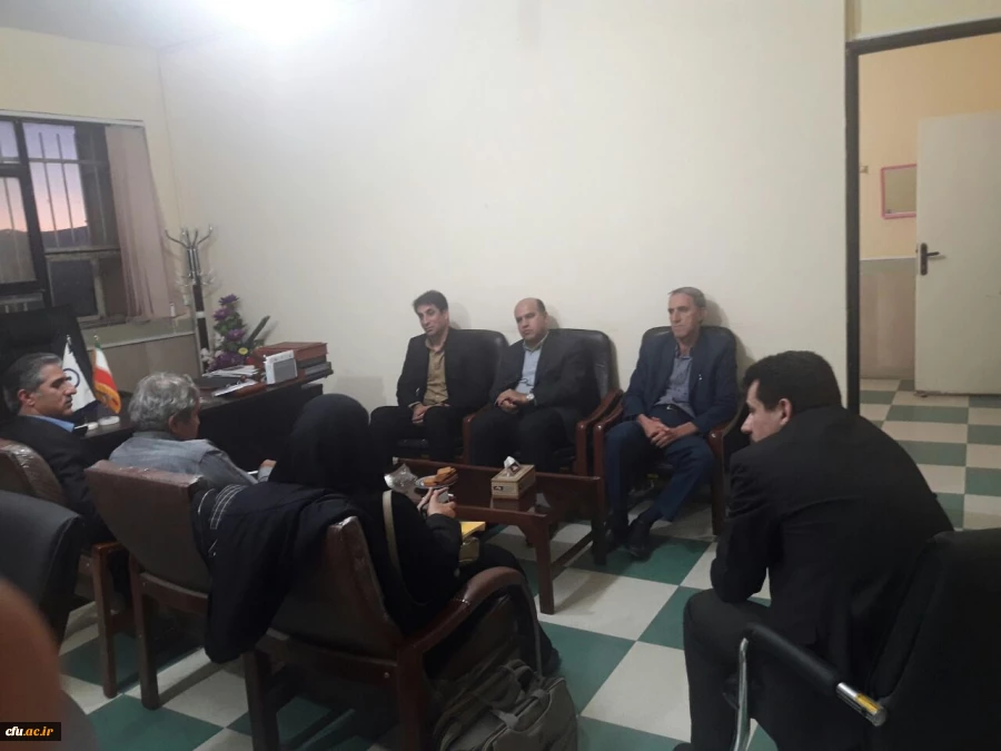 جلسه با مدیر کل اداره بهینه سازی سازمان مرکزی دانشگاه فرهنگیان