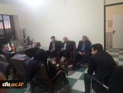 جلسه با مدیر کل اداره بهینه سازی سازمان مرکزی دانشگاه فرهنگیان