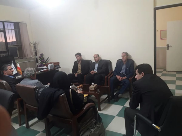 جلسه با مدیر کل اداره بهینه سازی سازمان مرکزی دانشگاه فرهنگیان