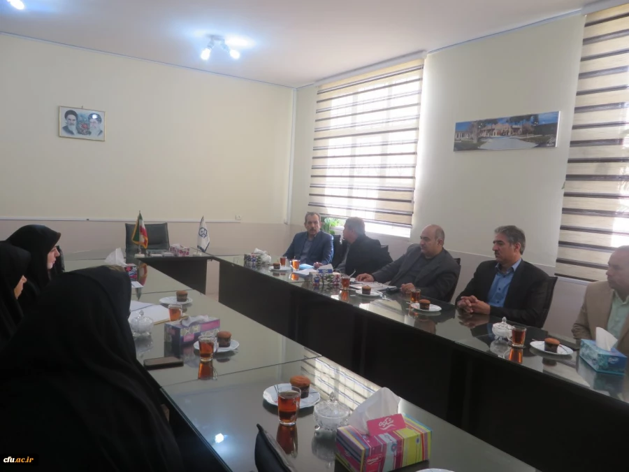 جلسه با مدیر کل اداره بهینه سازی سازمان مرکزی دانشگاه فرهنگیان