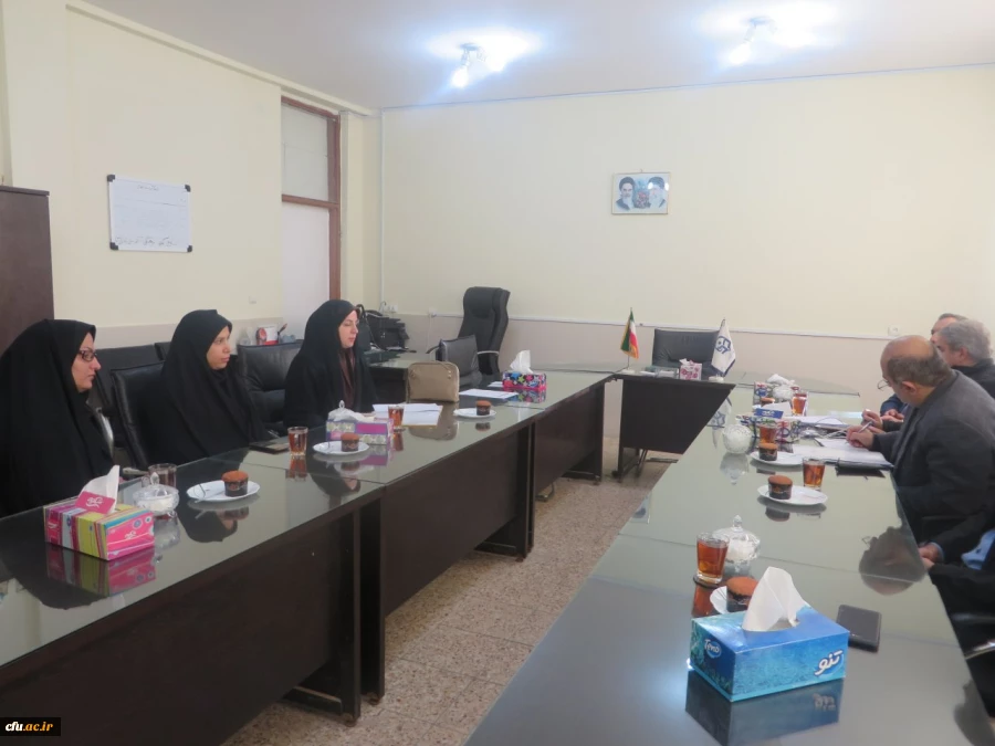 جلسه با مدیر کل اداره بهینه سازی سازمان مرکزی دانشگاه فرهنگیان