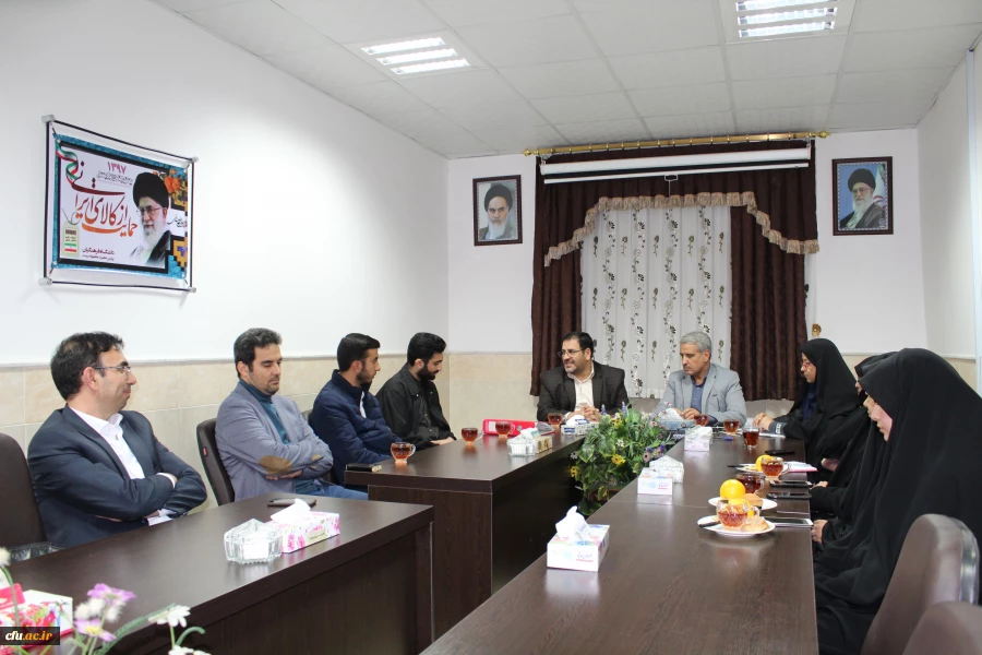 بازدید مدیرکل دانشجویی دانشگاه مرکزی فرهنگیان از پردیس های استان قم