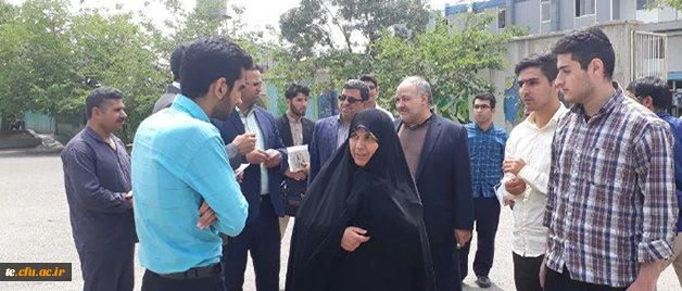 به مناسبت هفته سراهای دانشجویی بازدید از مرکز شهید بهشتی