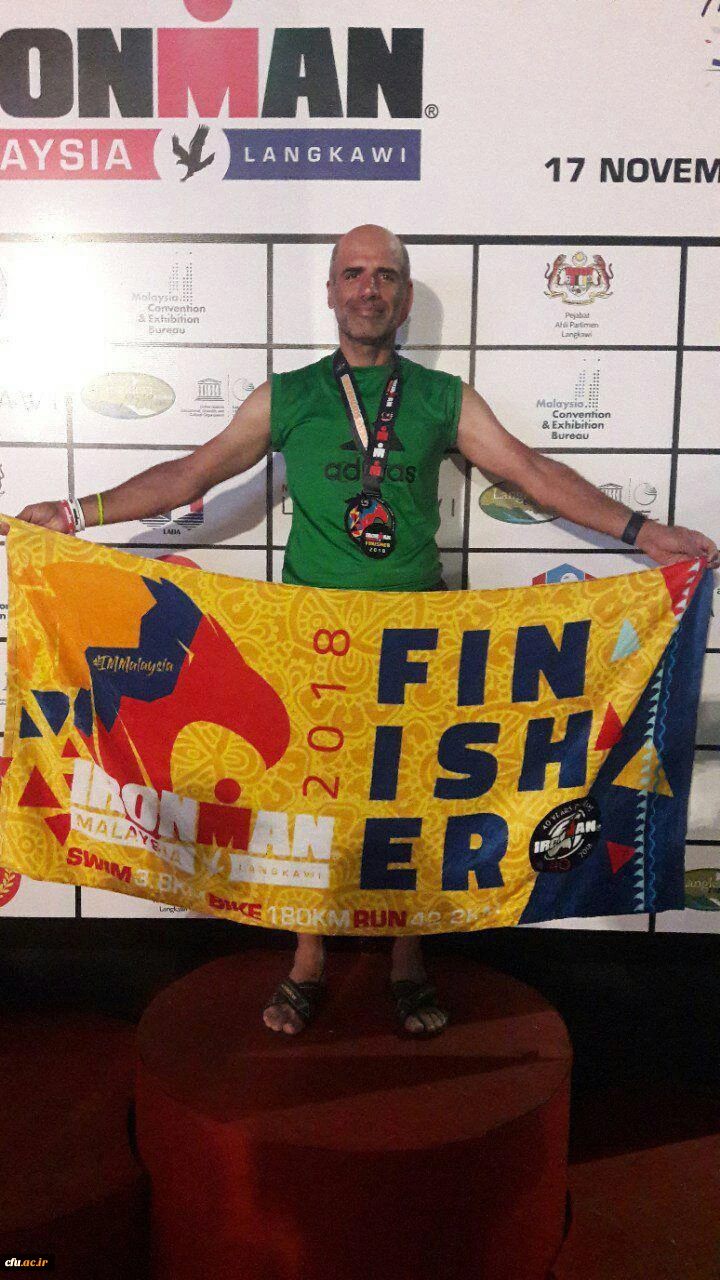 افتخار ورزشی دیگر برای دانشگاه فرهنگیان 
یک ایرانی در مسابقه استقامتی مرد آهنین 2