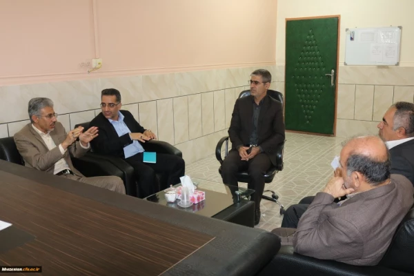 بازدید همکاران اداره کل دانشجویی از پردیس حضرت رسول اکرم (ص) اهواز