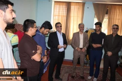 بازدید همکاران اداره کل دانشجویی از پردیس حضرت رسول اکرم (ص) اهواز