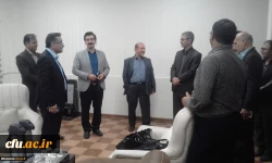 با حضور  آقای مشهدی رئیس اداره سراهای دانشجویی و خانم جعفریزدی کارشناس مسئول سراهای دانشجویی سازمان مرکزی:
 از سراهای دانشجویی مرکزآموزش عالی امام رضا (ع) اندیمشک بازدید بعمل آمد