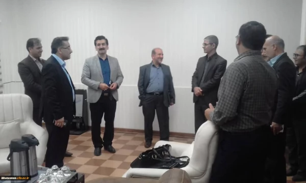 با حضور  آقای مشهدی رئیس اداره سراهای دانشجویی و خانم جعفریزدی کارشناس مسئول سراهای دانشجویی سازمان مرکزی:
 از سراهای دانشجویی مرکزآموزش عالی امام رضا (ع) اندیمشک بازدید بعمل آمد