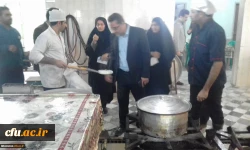 با حضور  آقای مشهدی رئیس اداره سراهای دانشجویی و خانم جعفریزدی کارشناس مسئول سراهای دانشجویی سازمان مرکزی:
 از سراهای دانشجویی مرکزآموزش عالی امام رضا (ع) اندیمشک بازدید بعمل آمد