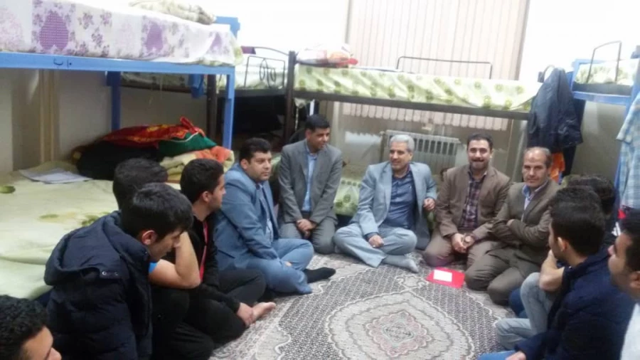 دیدار صمیمانه  مدیر کل دانشجویی دانشگاه فرهنگیان با دانشجوی معلمان فارس 10