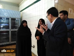 دیدار مدیرکل محترم دانشجویی دانشگاه فرهنگیان از بخش های مختلف واحد دانشگاهی سلمان فارسی شیراز 2