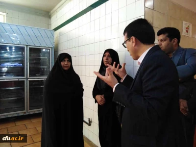 دیدار معاون دانشجویی دانشگاه فرهنگیان از بخش های مختلف واحد دانشگاهی سلمان فارسی شیراز