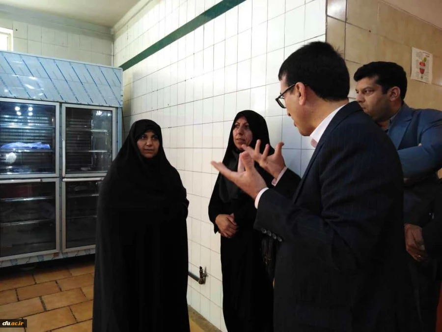 دیدار مدیرکل محترم دانشجویی دانشگاه فرهنگیان از بخش های مختلف واحد دانشگاهی سلمان فارسی شیراز 2