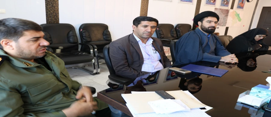 دیدار مسئولان دانشگاه فرهنگیان استان کهگیلویه و بویراحمد با فرمانده سپاه فتح استان 4