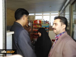 دیدار معاون دانشجویی دانشگاه فرهنگیان از بخش های مختلف واحد دانشگاهی سلمان فارسی شیراز