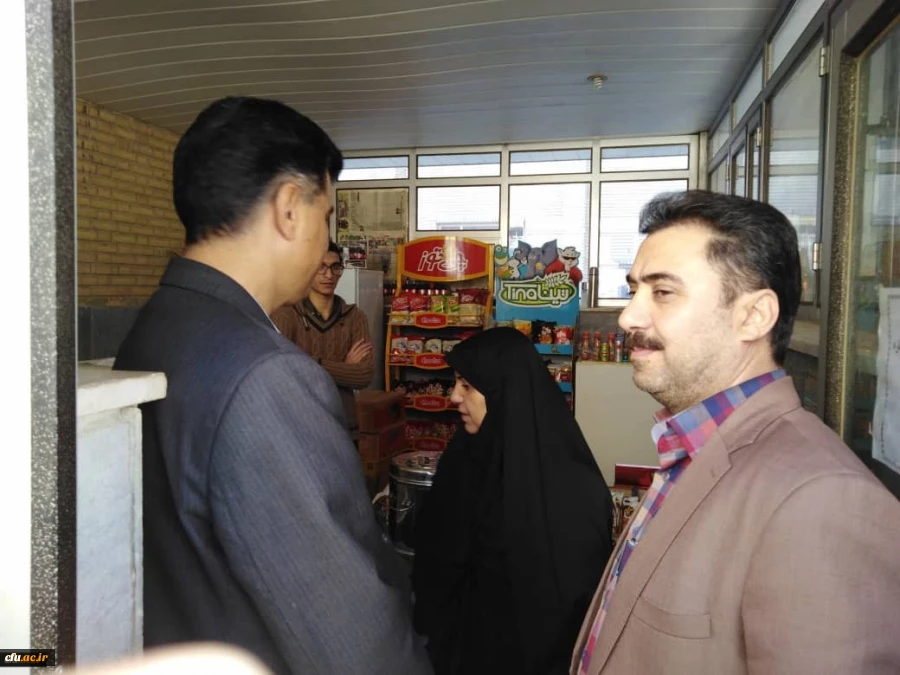 دیدار معاون دانشجویی دانشگاه فرهنگیان از بخش های مختلف واحد دانشگاهی سلمان فارسی شیراز