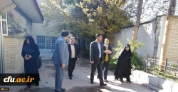 دیدار معاون دانشجویی دانشگاه فرهنگیان از بخش های مختلف واحد دانشگاهی سلمان فارسی شیراز