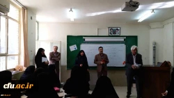 حضور تیموری رئیس  اداره امور رفاهی سازمان مرکزی در دانشگاه فرهنگیان کازرون