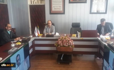 نشست توجیهی مسئولین دفتر مرکزی حراست با همکاران حراست ارزیاب در استانها