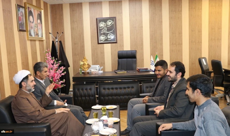 دیدار دکتر صدیقی رئیس مرکز بسیج دانشجویی دانشگاه فرهنگیان (سازمان مرکزی) با با دکتر توان مدیریت امور پردیس های دانشگاه فرهنگیان استان کرمان