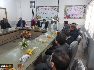 مراسم تودیع و معارفه سرپرست مرکز امام خمینی (ره) سلماس برگزار شد