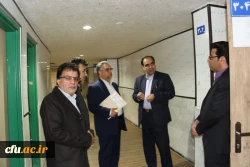 بازدید دکتر کچوئیان معاون نظارت، ارزیابی و تضمین کیفیت دانشگاه فرهنگیان و دکتر دلقندی مشاور رئیس دانشگاه و مدیرکل حراست دانشگاه فرهنگیان از پردیس های استان یزد
 5