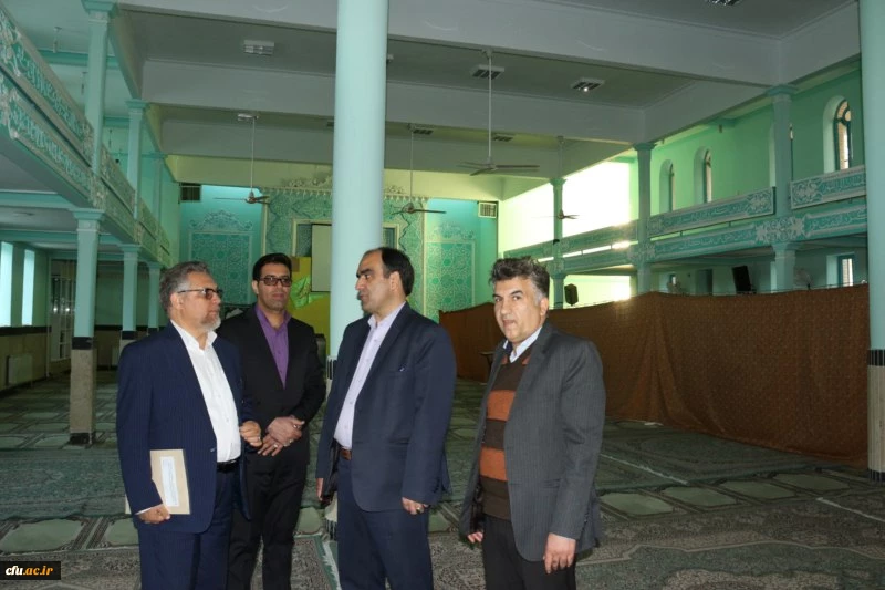 بازدید دکتر کچوئیان معاون نظارت، ارزیابی و تضمین کیفیت دانشگاه فرهنگیان و دکتر دلقندی مشاور رئیس دانشگاه و مدیرکل حراست دانشگاه فرهنگیان از پردیس های استان یزد
 9