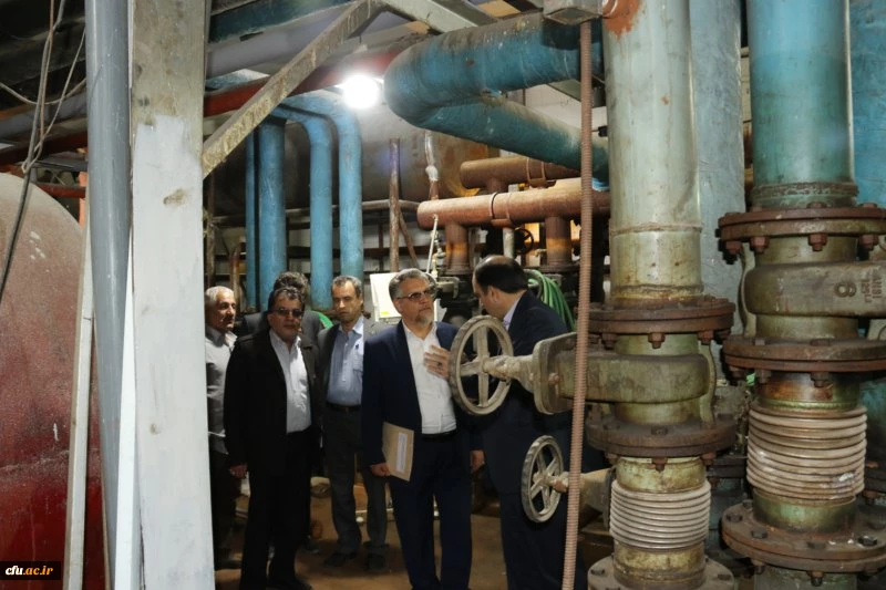 بازدید دکتر کچوئیان معاون نظارت، ارزیابی و تضمین کیفیت دانشگاه فرهنگیان و دکتر دلقندی مشاور رئیس دانشگاه و مدیرکل حراست دانشگاه فرهنگیان از پردیس های استان یزد
 10