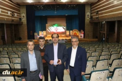 بازدید دکتر کچوئیان معاون نظارت، ارزیابی و تضمین کیفیت دانشگاه فرهنگیان و دکتر دلقندی مشاور رئیس دانشگاه و مدیرکل حراست دانشگاه فرهنگیان از پردیس های استان یزد
 11